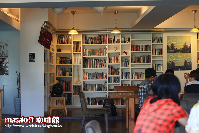 【食在Tainan】一片書牆的調和。Masaloft咖啡館