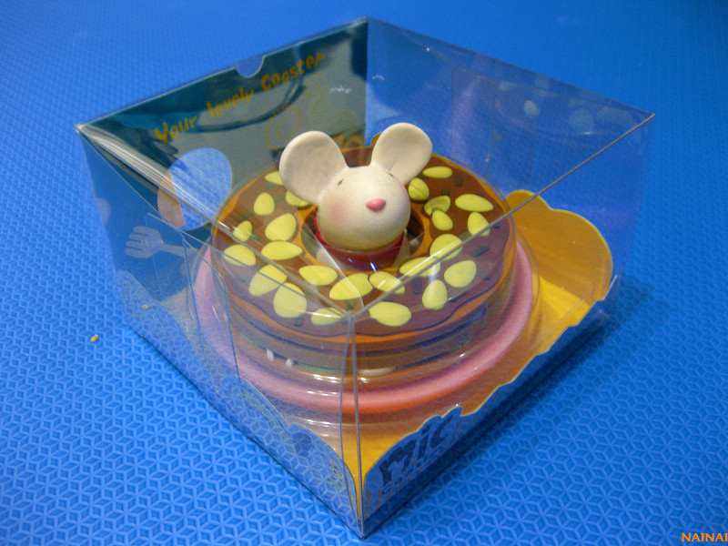 Mic老鼠與甜甜圈造型杯墊