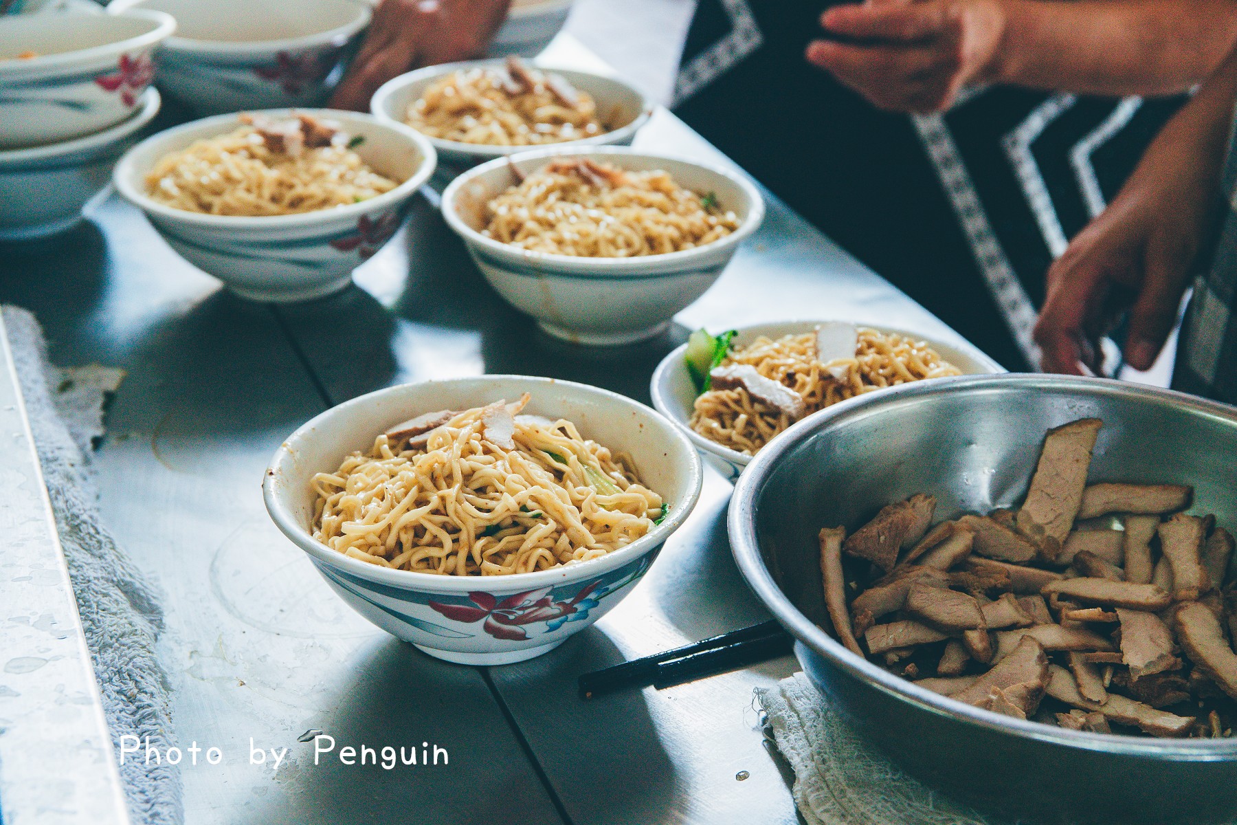 台南．北區．傳承60年的好味道．豬油沙茶香的陳家汕頭意麵。